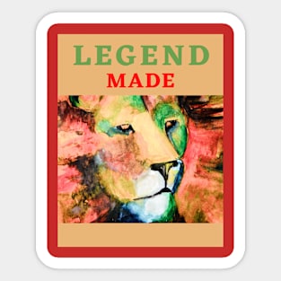 LEGEND MADE COLOR BURST Sticker